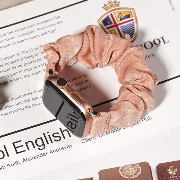 Scrunchie Watch Bands for Apple Watch - Picture 3 of 9